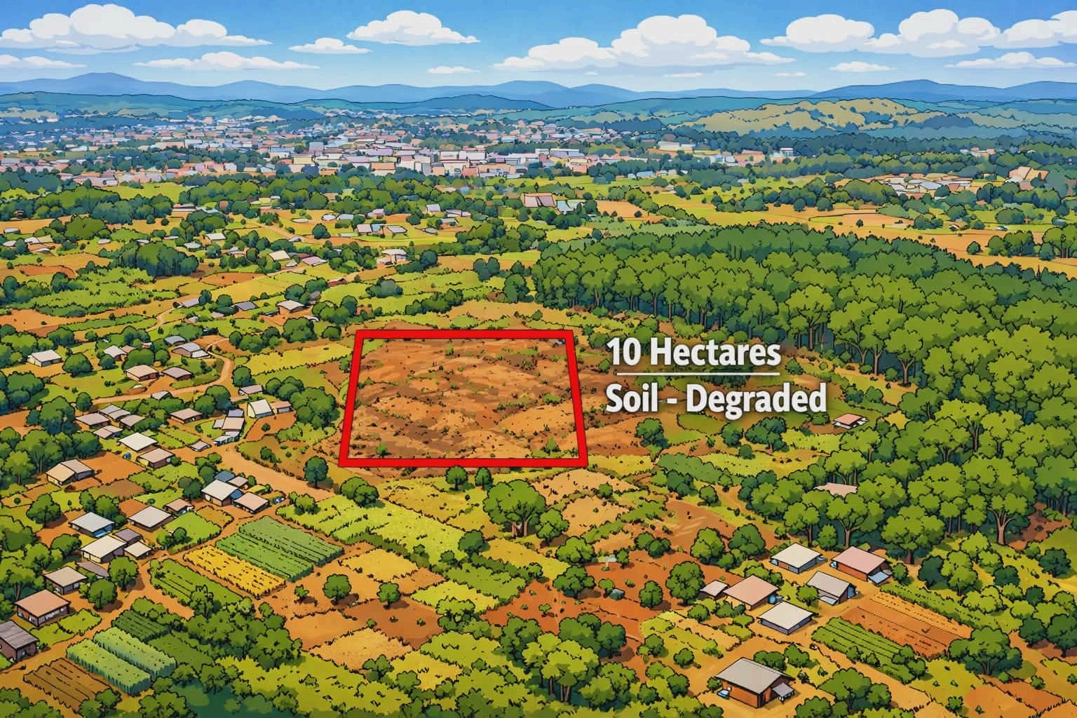 Degraded Land in Malawi